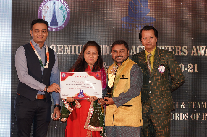  NARESH PATEL – GENIUS ENTERTAINER OF THE YEAR