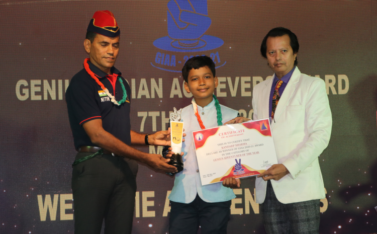  KANDARP SHARMA – GENIUS ADVENTURER OF THE YEAR