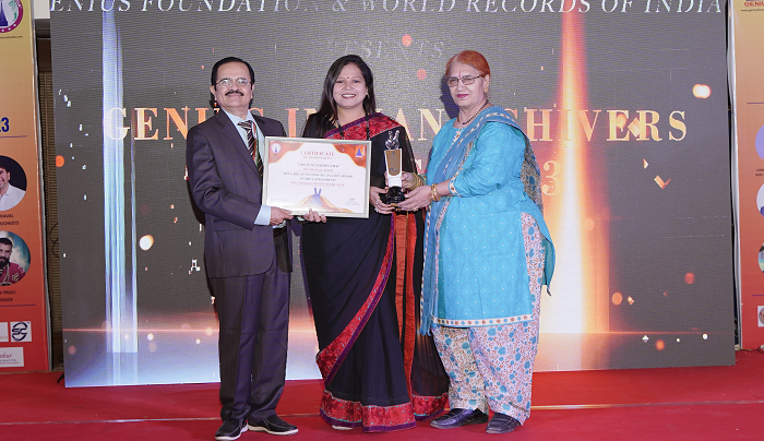  DR. DHARA R. DOSHI – EDUCATIONAL GENIUS OF THE YEAR 2023