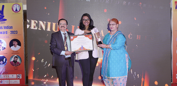  DR. BHUMIKA GALA – SPIRITUAL GENIUS OF THE YEAR 2023