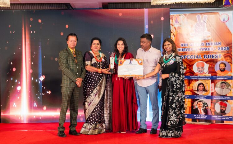  SUPRIYA SHEKHAR SINDE – Genius Sculptor Artist of the Year Award 2025